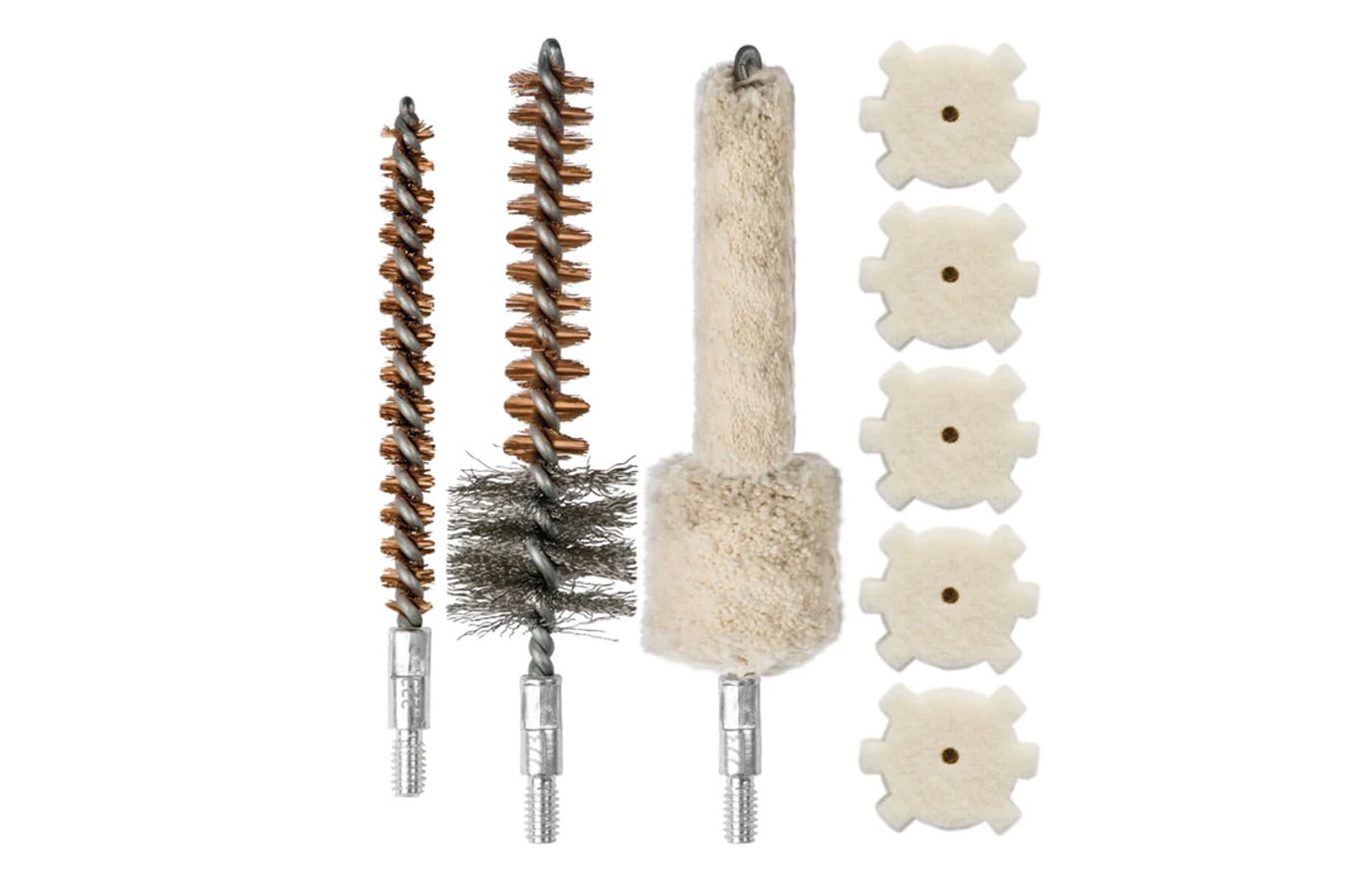 Real Avid Brush Combo 5.56mm/223 Rem AR-15 Firearm 8-32in Thread 4 Per Pack