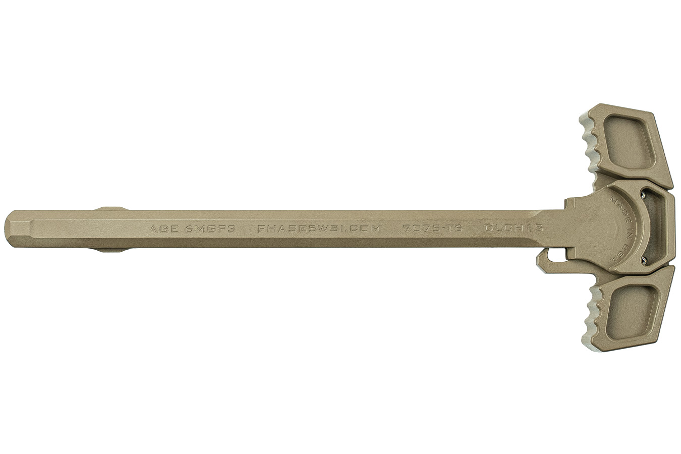 Phase 5 Weapon Systems Dual Latch Charging Handle Assembly - FDE