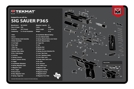 TEKMAT PISTOL MAT SIG P365
