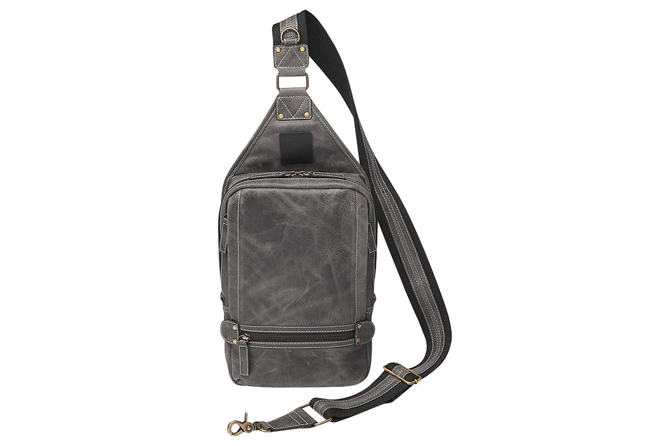 Gun Tote N Mamas Gun Tote’n Mamas Kingport Sling Backpack Gray Leather