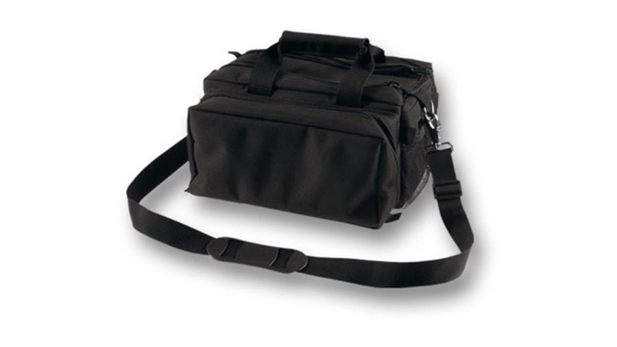 BULLDOG DELUXE BLACK RANGE BAG WITH STRAP