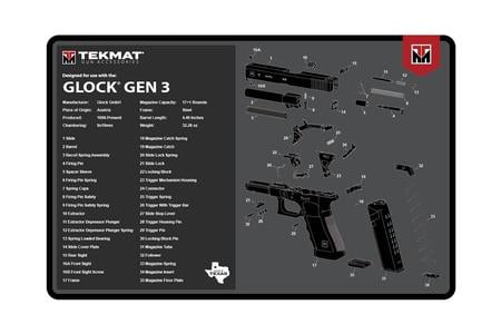 TEKMAT PISTOL MAT FOR GLOCK GEN3