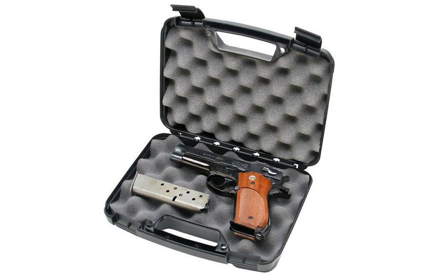 MTM SINGLE HANDGUN CASE UP TO 4 IN REVOLVER