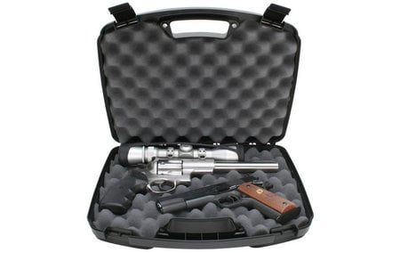 2 PISTOL HANDGUN CASE UP TO 8.5 IN REVOLVER