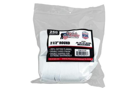 PRO-SHOT PATCH .45-.58CAL 2 1/2 250