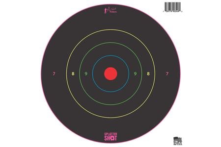 PROSHOT 8 MULTI CLR BULLSEYE 6PK