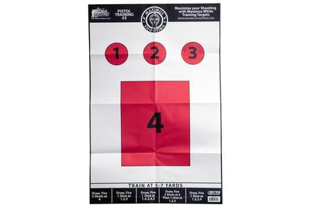 PROSHOT MXM WHITE PISTOL TRNG 6PK