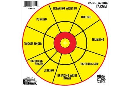 PROSHOT 12 BULLSEYE PISTOL TRNG 6PK