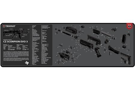 TEKMAT PSTL MAT FOR CZ SCORPION BLK