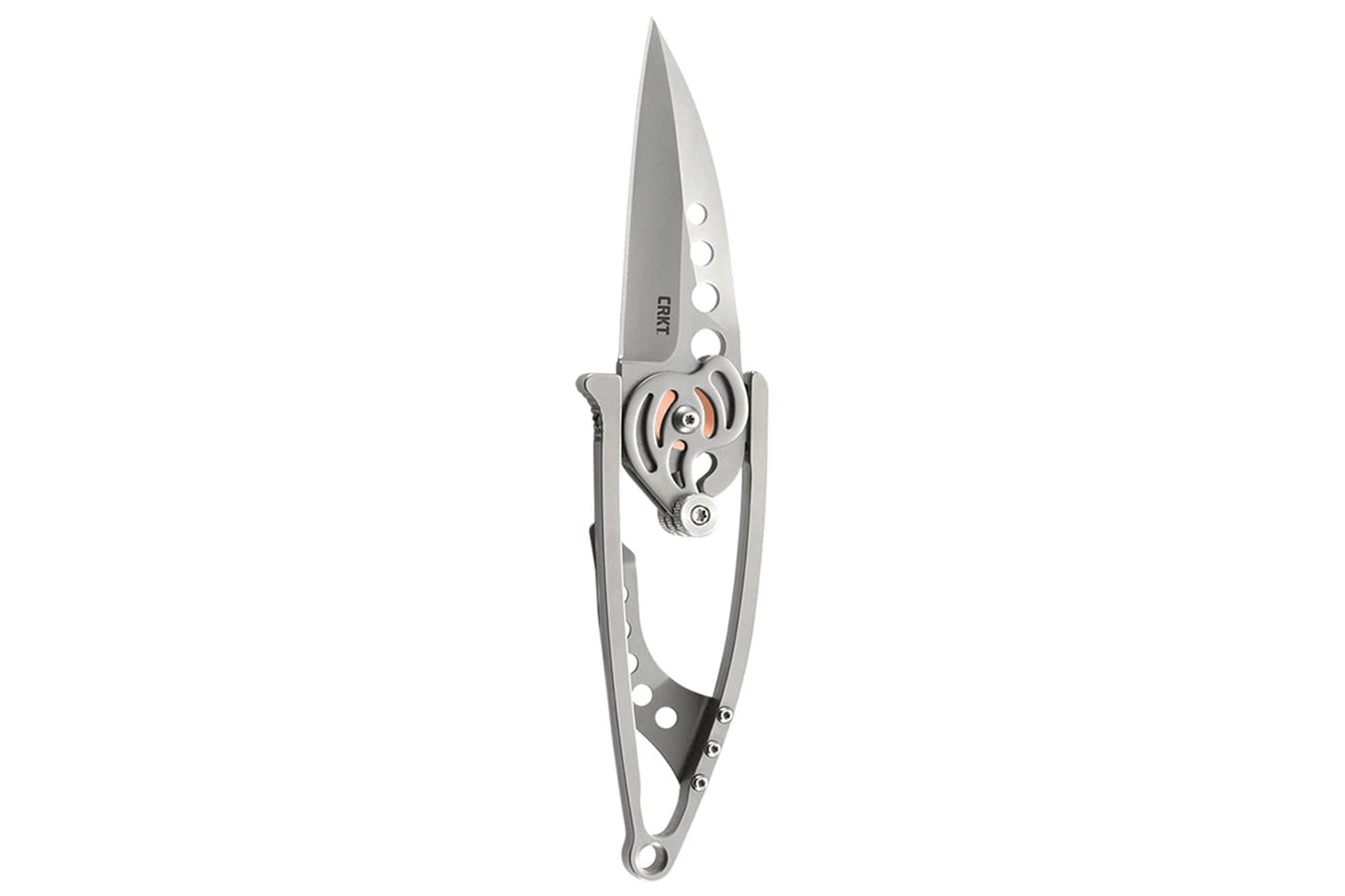 Columbia River Knife Snap Lock Folder Folding Pocket Knife - Silver