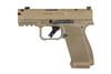 CANIK METE MC9 PRIME 9MM LUGER 17+1 3.64` BLACK COMPENSATED BARREL, FLAT DARK EARTH CE