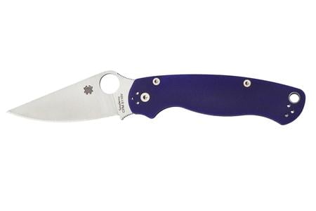 SPYDERCO PARAMILITARY2 BLUE G10 PLN
