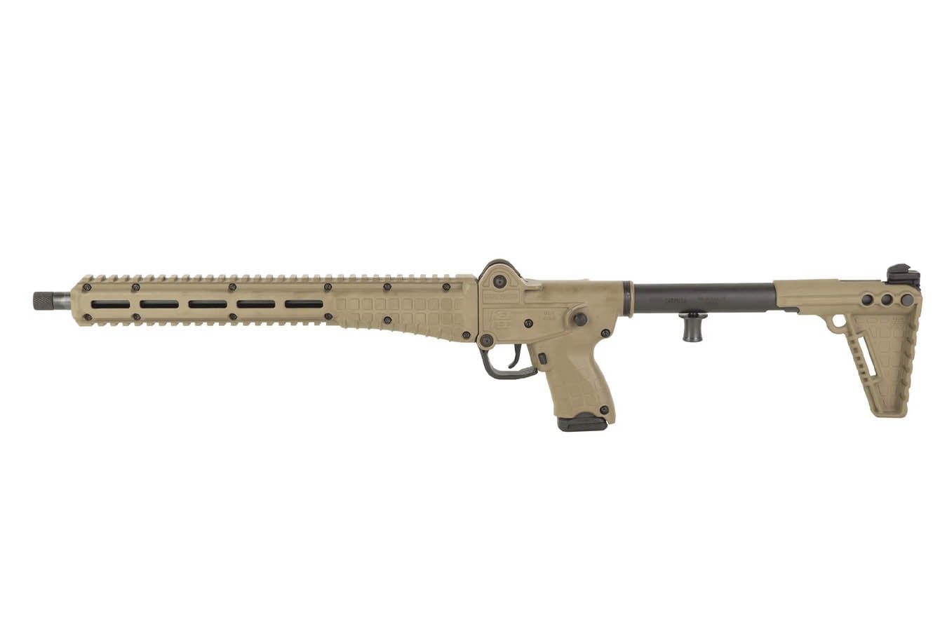 Kel-Tec Sub 2000 9mm Semi-Auto Rifle with Tan Finish (Glock 19 Config)