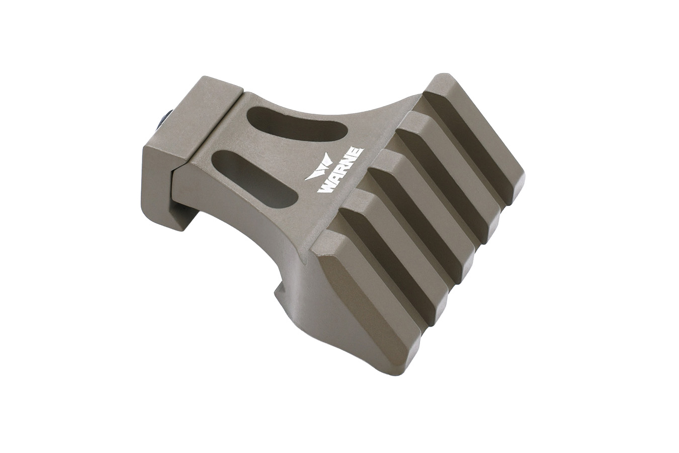 Warne Picatinny Side Mount Adapter, 45 degree, Dark Earth