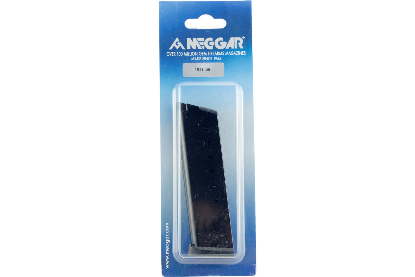 Mecgar 1911 Government 45 ACP 8-Round Blued Magazine