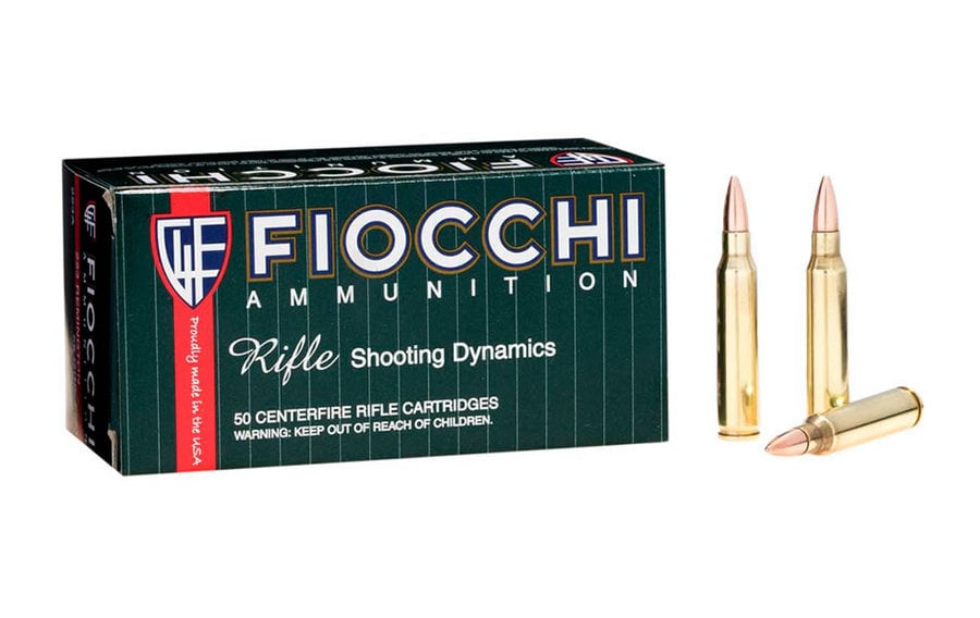 Fiocchi 223 Rem 55 gr FMJ-BT 1000 Rounds