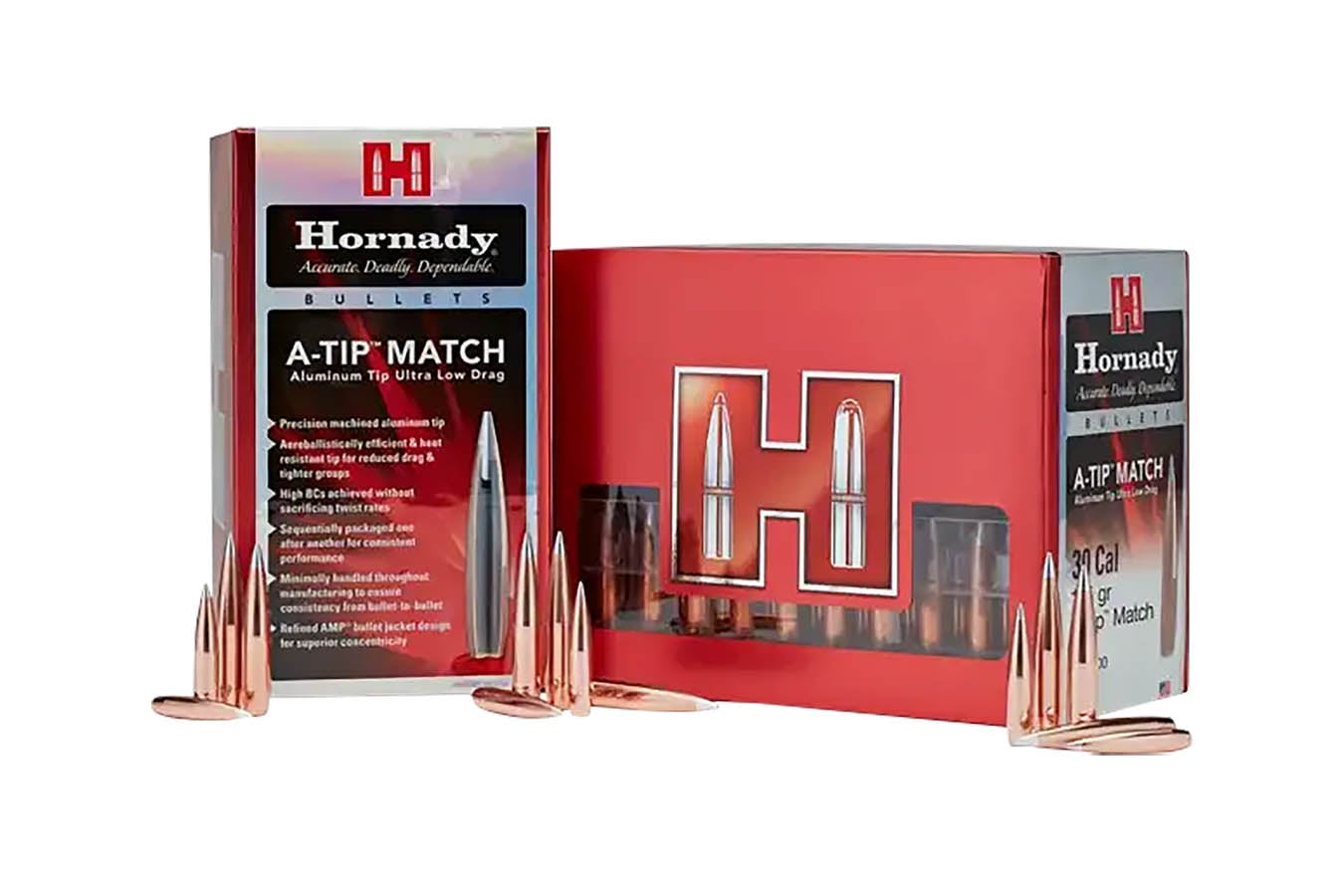 Hornady 375 Caliber 390gr A-Tip Match Bullet 25/Box