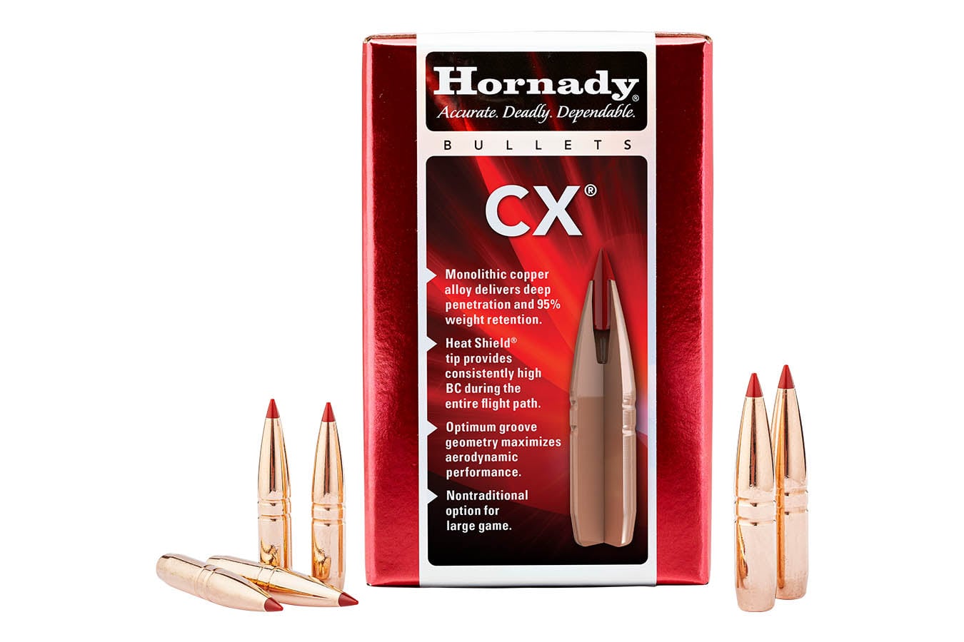 Hornady 7mm .284 139gr CX Bullets 50/Box