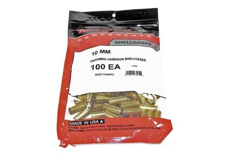 10MM AUTO UNPRIMED HANDGUN SHELLCASES