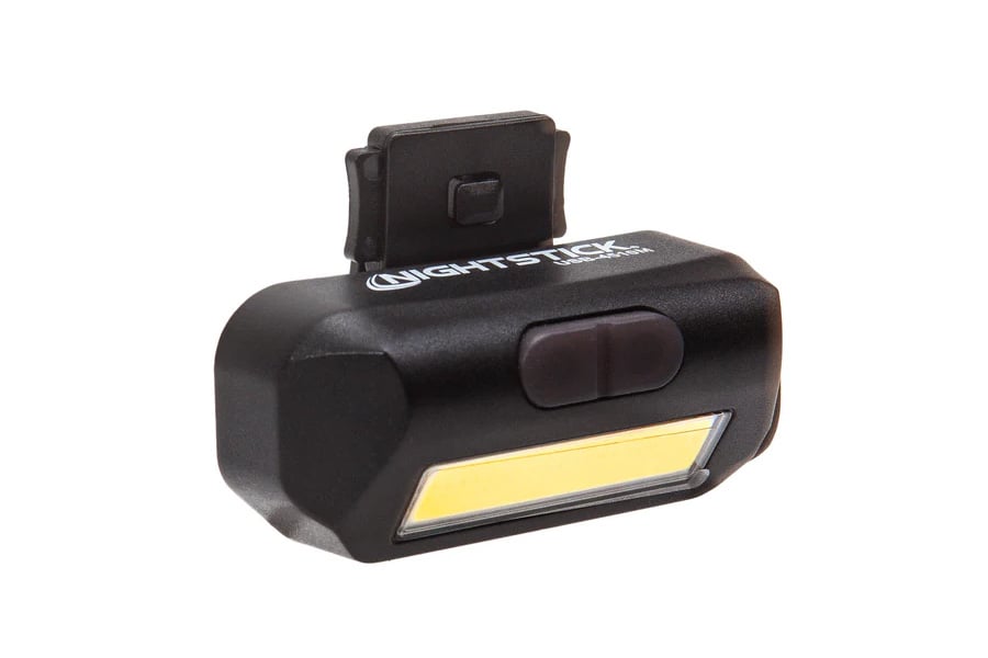 Nightstick Multi-Flood USB Gear Light w/Secure Clasp for MOLLE/Vest Straps - Black