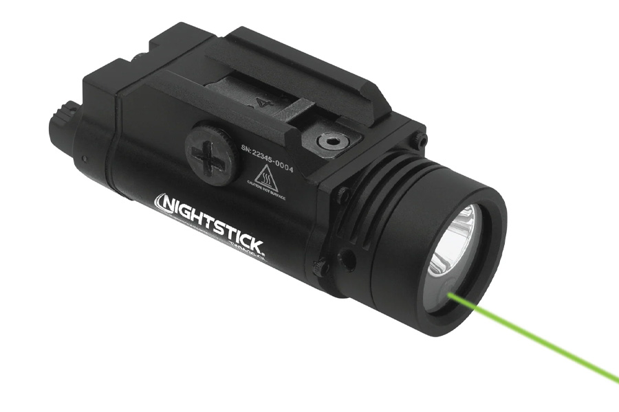 Nightstick Tactical Weapon-Mounted Light w/Green Laser