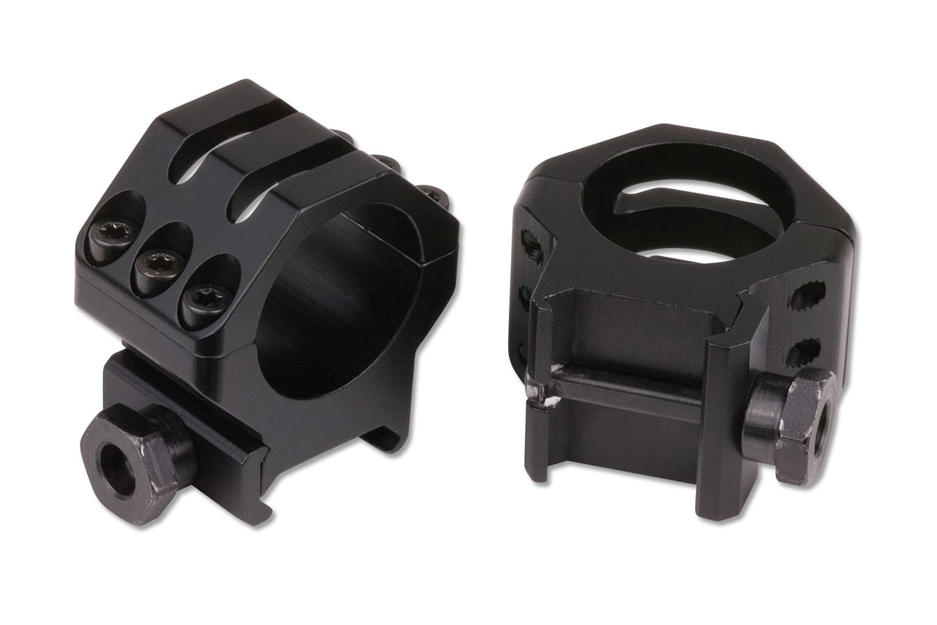 Weaver Six Hole Tactical 1 Inch Scope Rings Extra Height