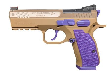 CZ SHADOW II COMPACT PEANUT BUTTER  JELLY 9MM PISTOL 4` 2-15RD MAGS