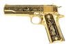 COLT 1911 GOV`T CLASSIC 38 SUPER 5` BBL (1)9RD MAG GOLD ARCHANGEL