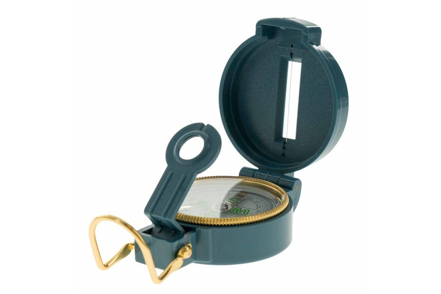 Ust Brands Lensatic Compass Blue