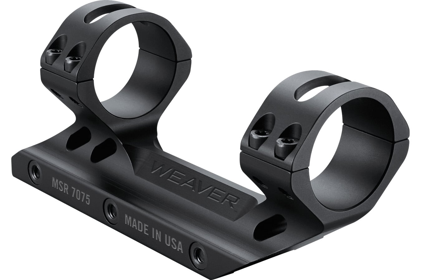 Weaver Premium MSR Optics Mount 30mm Fixed Matte