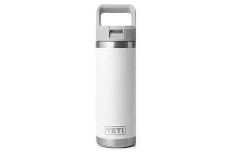 RAMBLER 18 OZ C STRAW BOTTLE WHITE