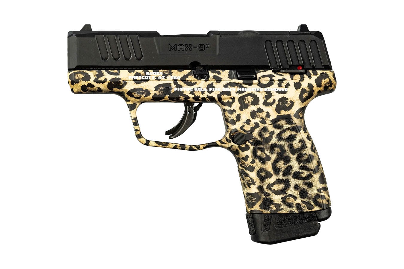 No. 10 Best Selling: RUGER MAX-9 LEOPARD 9MM 3.2` 12-RD SEMI-AUTO PISTOL