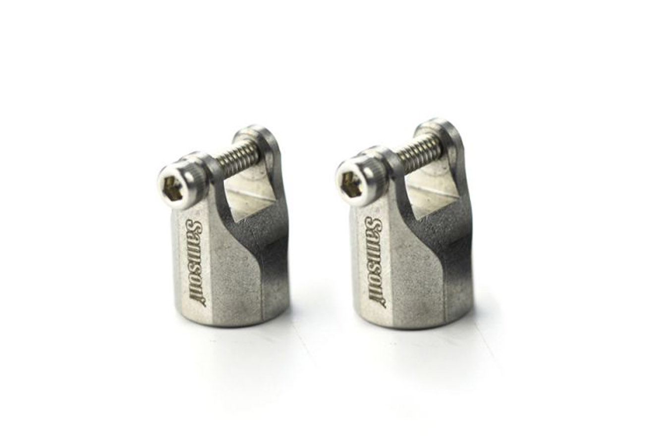 Samson Manufacturing Corp Swivel Stud QD Adapter Stainless Steel - 2 Pack
