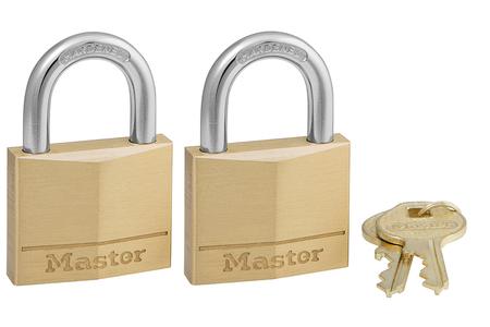 2 PACK LOCKS KEYED ALIKE