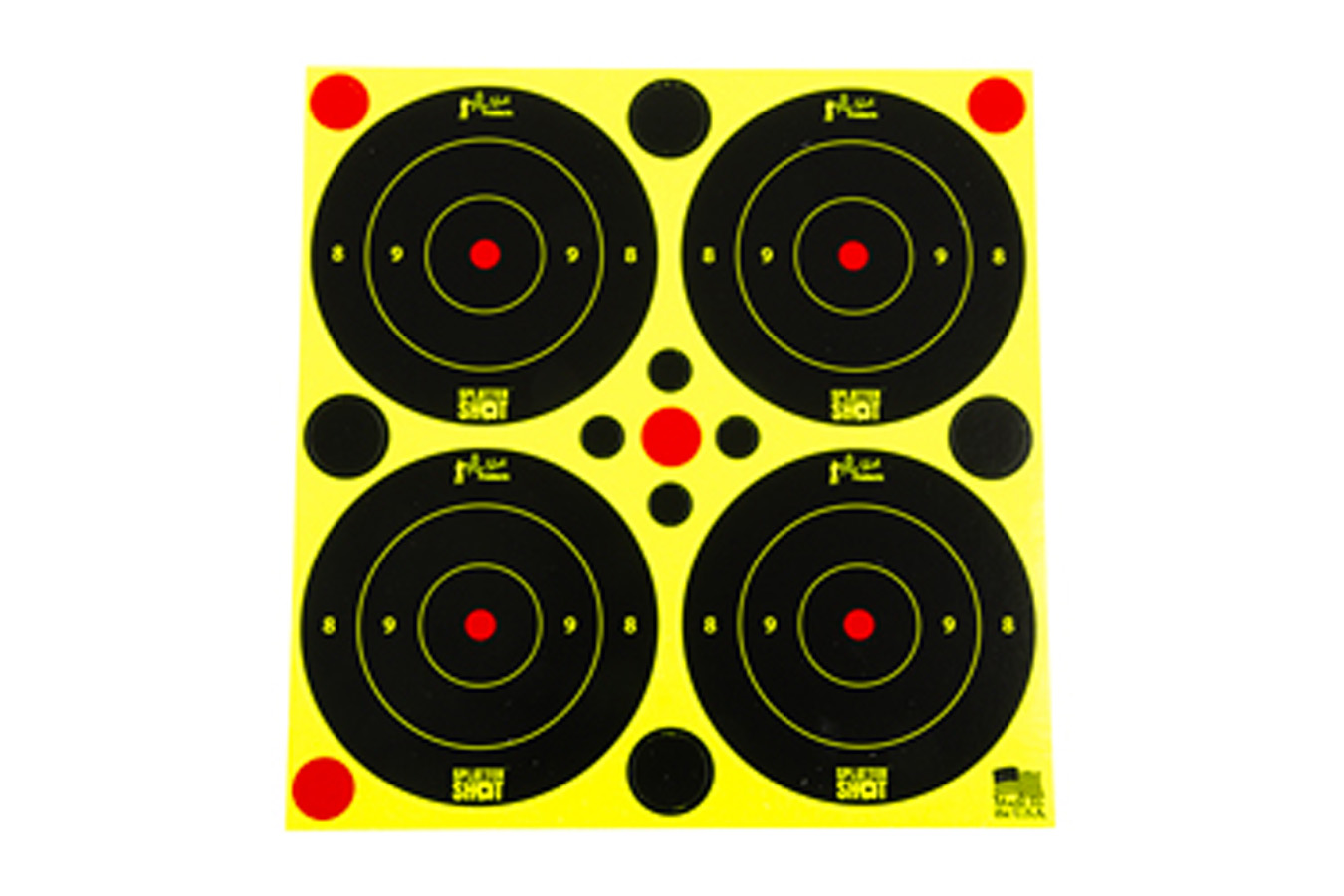Pro Shot 3in Green Bullseye Target - 48-Pack