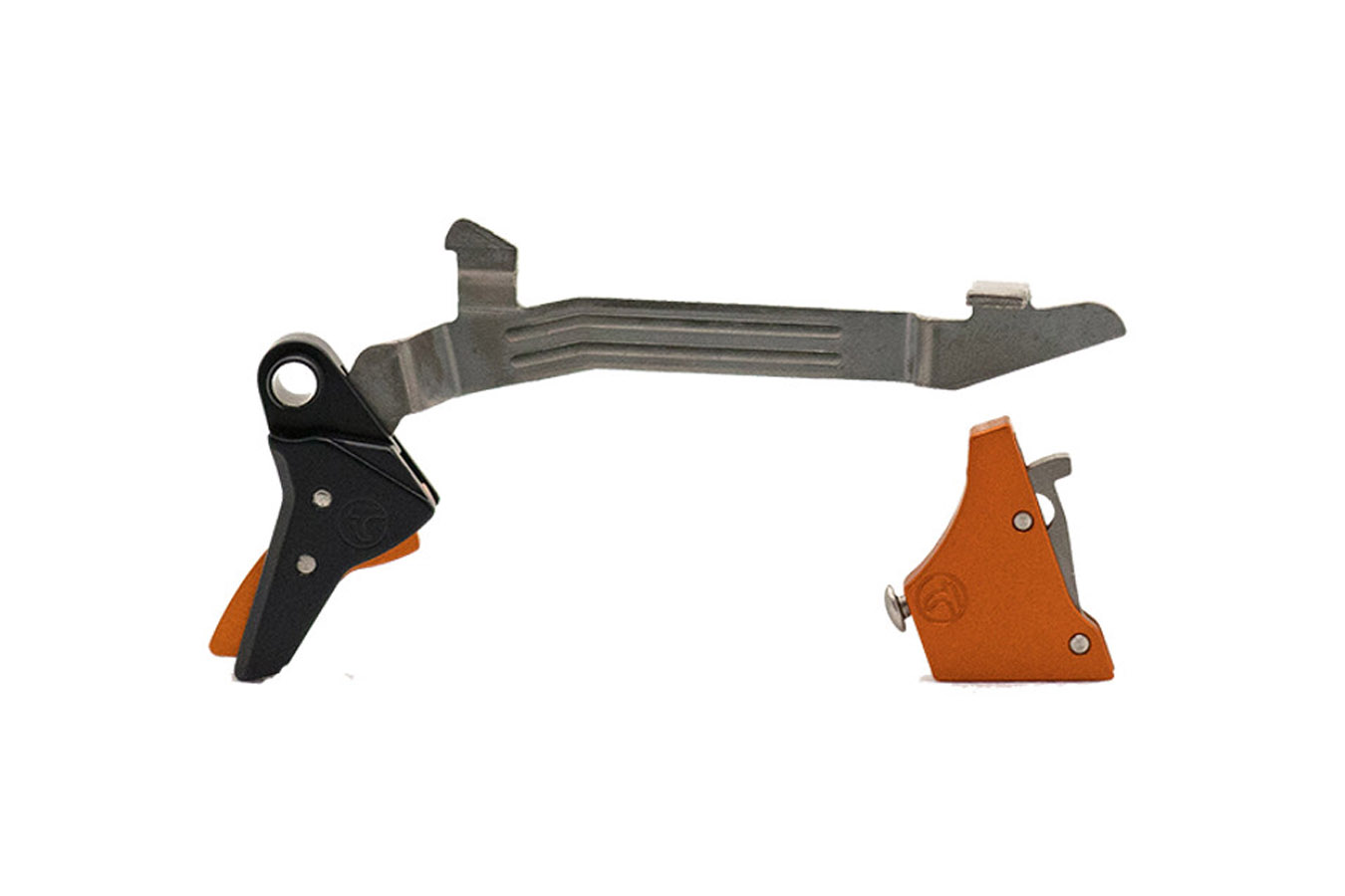 Timney Alpha Competition Series Trigger for Glock Gen 3-4 Orange Large