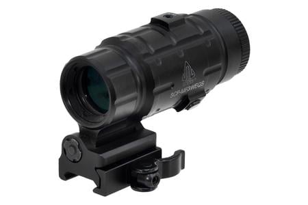 UTG 3X MAGNIFIER W/FTS QD MNT