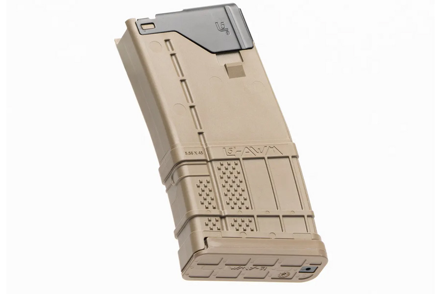 Lancer L5AWM 10/20 Magazine Opaque FDE