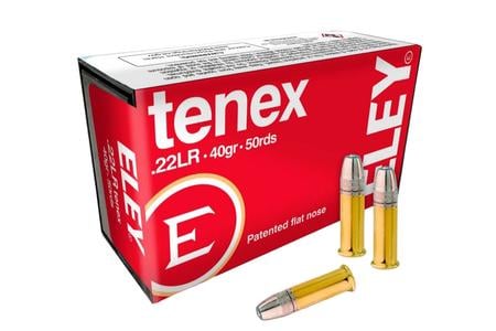 Eley 22LR 40gr Flat Nose tenex 50/Box