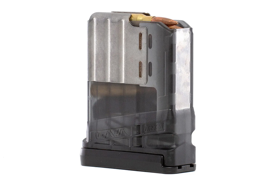 Lancer L7AWM GEN2 .308WIN 10RD Magazine - Translucent Smoke