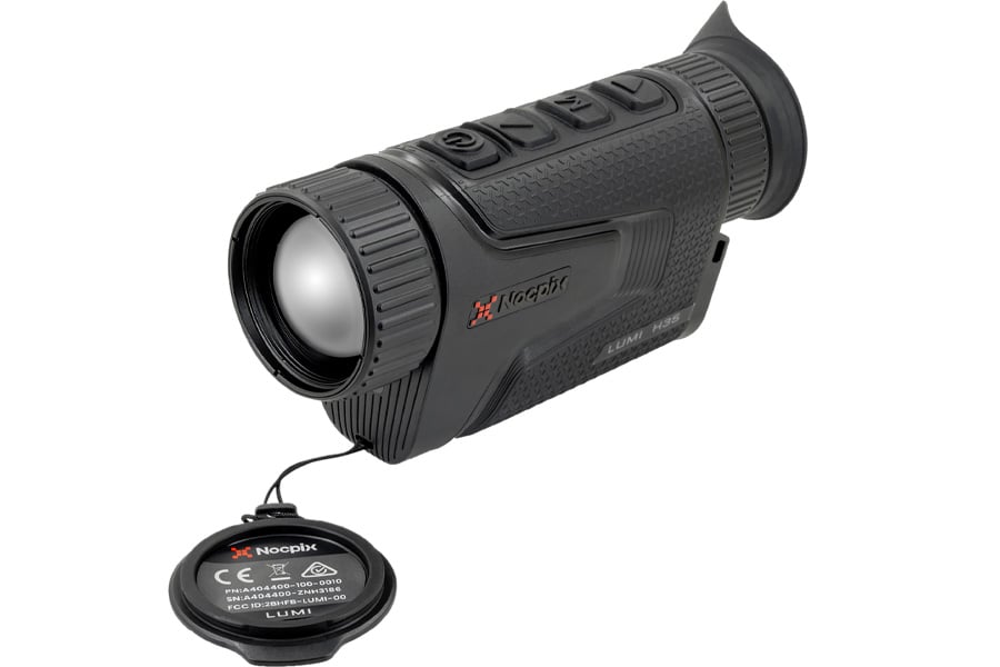 Nocpix Lumi H35 Thermal Monocular Black 2.5x35mm, 640x512 12 Microns 50 Hz Resolution, Zoom Digital 4x