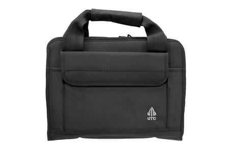 UTG DELUXE SINGLE PISTOL CASE BLK