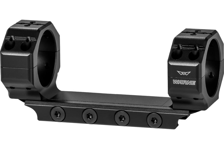 Warne Precision Mount Scope Mount/Ring Combo Black Anodized 34mm 0 MOA