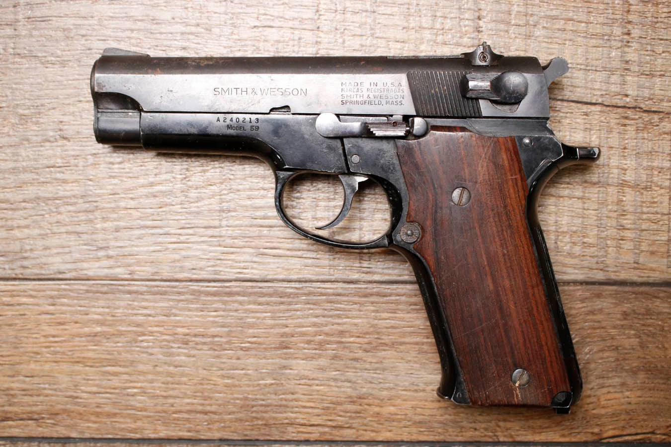 Smith & Wesson Model 59 9mm Police Trade-In Pistol