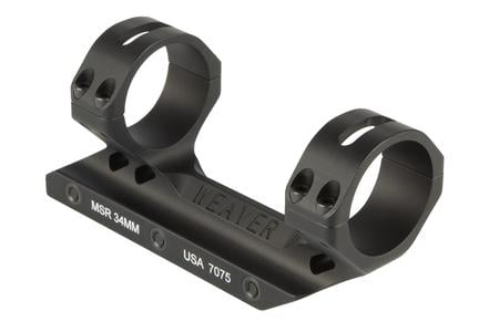 WEAVER 34MM FIXED MSR MOUNT MATTE