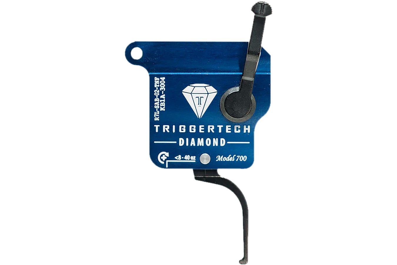 Triggertech Diamond Flat Straight Trigger Fits Remington 700 Left Hand