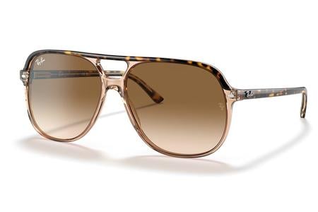 BILL HAVANA ON TRANSPARENT BROWN WITH LIGHT BROWN GRADIENT LENSES