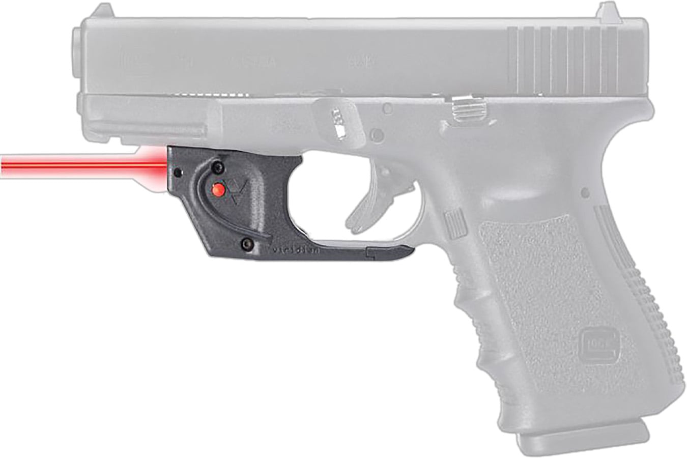Viridian E-Series Fits Glock 17/19/34/45/47 Red Laser Black Polymer Trigger Guard Mount
