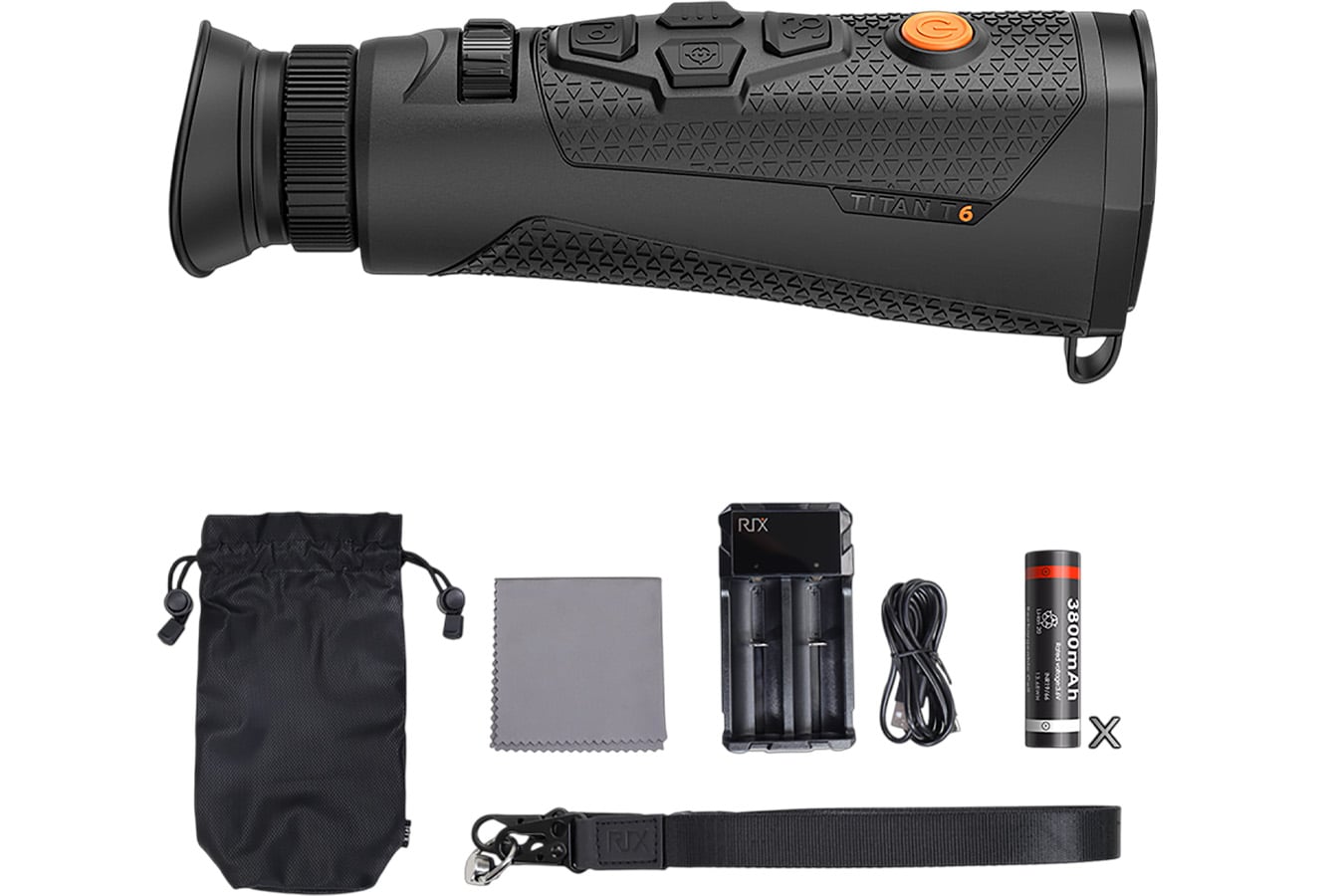 Rix Tactical Titan T6 Thermal Black 35mm 640x480, 12 Microns 50 Hz Resolution Zoom 2.2x