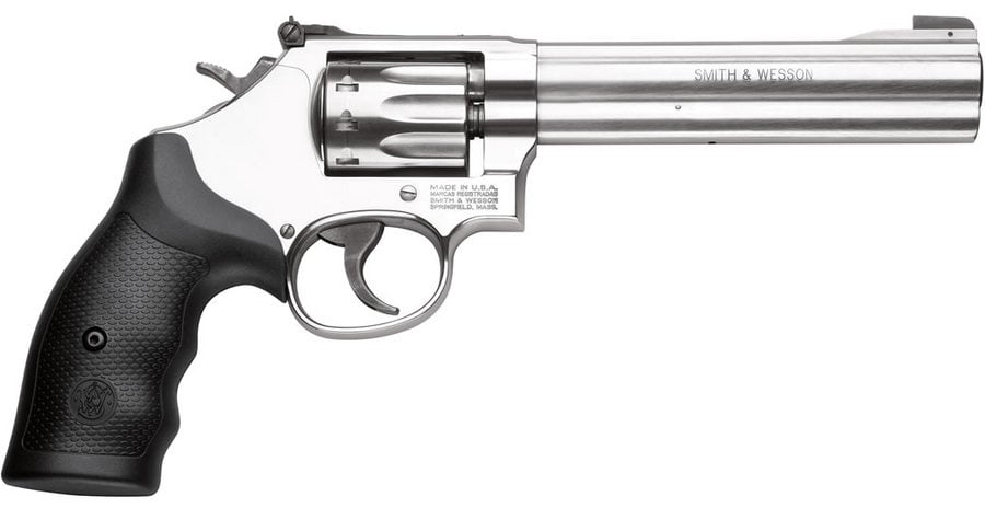 SMITH AND WESSON 617 22LR 6-INCH REVOLVER W/ ADJ SIGHT